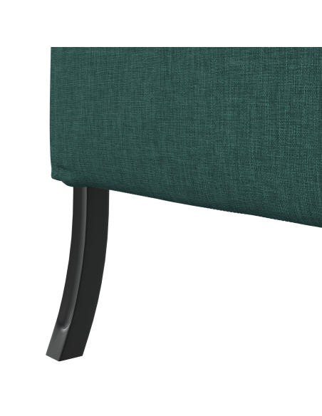 Divano alto Verde Scuro 109x56x121 cm Tessuto