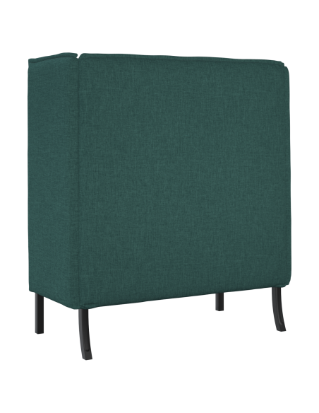 Divano alto Verde Scuro 109x56x121 cm Tessuto