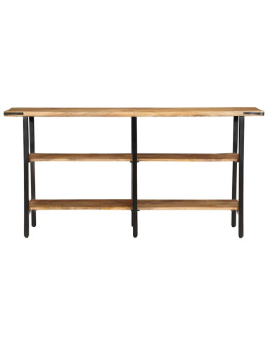 Tavolo Consolle 140x35x70 cm in Legno Massello di Mango
