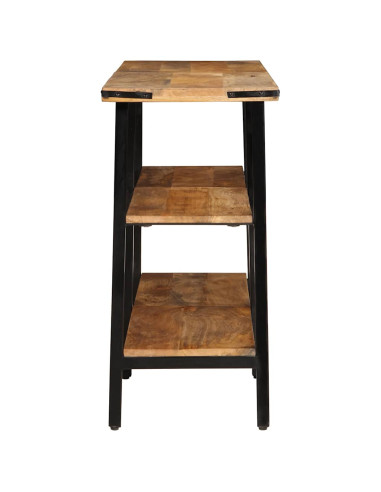 Tavolo Consolle 140x35x70 cm in Legno Massello di Mango
