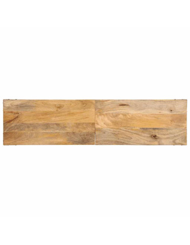 Tavolo Consolle 140x35x70 cm in Legno Massello di Mango