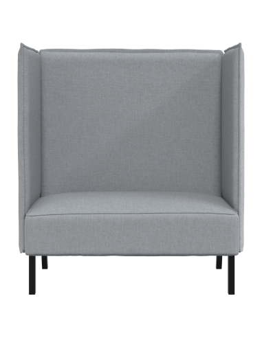 Divano alto 101cm Grigio chiaro Tessuto