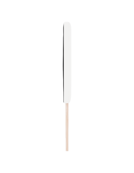 Testiera  Design Semplice Bianco Puro 90 cm in Ecopelle