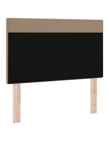 Testiera LED Cappuccino 100 cm Pelle Sintetica