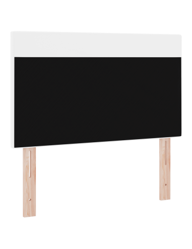 Testiera LED Bianco 100 cm Pelle Sintetica