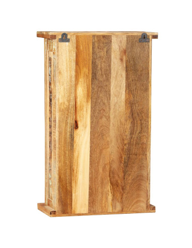 Armadietto a Muro in Legno Massello di Recupero 44x21x72 cm