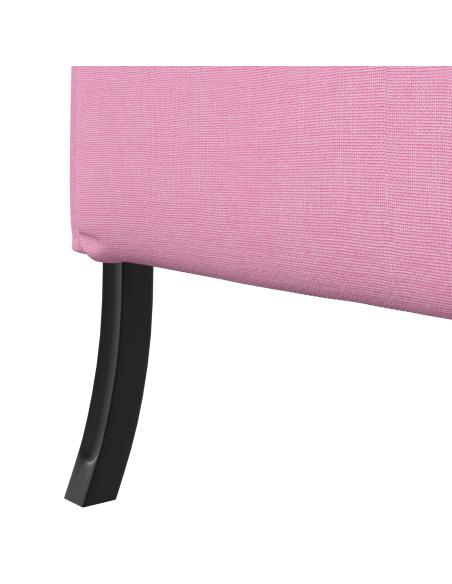 Divano alto Rosa 109x56x121 cm Tessuto