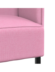 Divano alto 101cm Rosa Tessuto 2