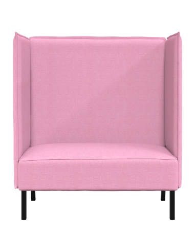 Divano alto 101cm Rosa Tessuto