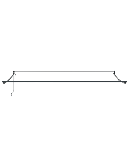 Tenda Retrattile Automatica  Bianco 500x300 cm, Tessuto di Ricambio per Tenda  5x3 m Bianco