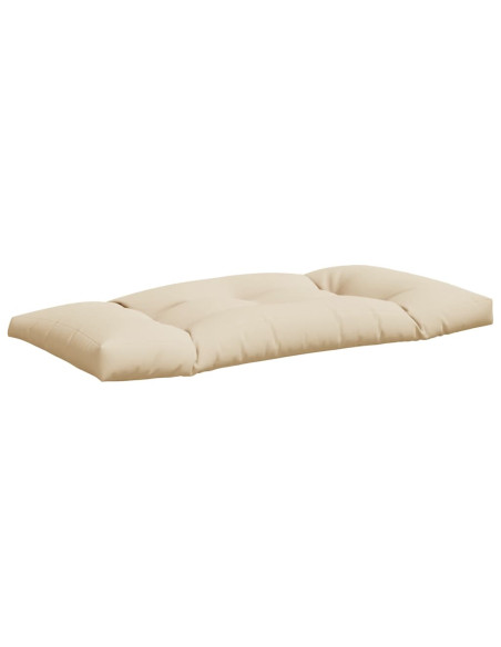Cuscini per Pallet 3 pz Beige in Tessuto