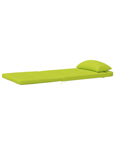 Cuscini per sedie 2 pcs Verde brillante. 58 x 77 x 4,5 cm