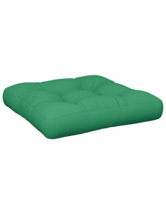 Cuscino per Pallet Verde 58x58x10 cm in Tessuto