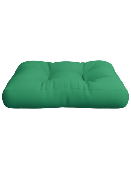 Cuscino per Pallet Verde 58x58x10 cm in Tessuto