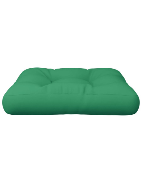 Cuscino per Pallet Verde 58x58x10 cm in Tessuto