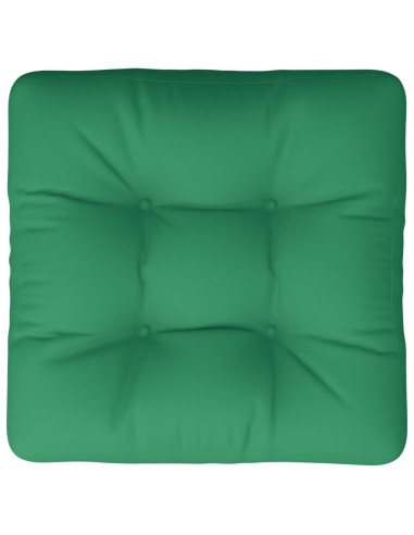 Cuscino per Pallet Verde 58x58x10 cm in Tessuto