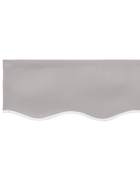 Tessuto di Ricambio per Tenda Sole 6x3 m Grigio Chiaro