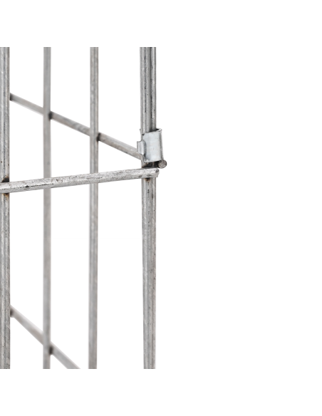 Colonna Gabion con Rubinetto 50x25x25 cm Acciaio Inox