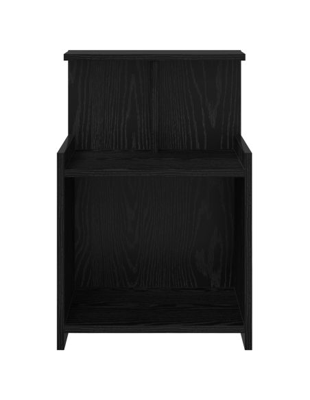 Armadio da Notte 2 pcs Rovere Nero 40 x 35 x 60 cm
