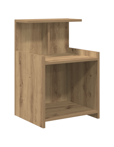 Armadio da Notte 2 pcs Rovere artigianale 40 x 35 x 60 cm