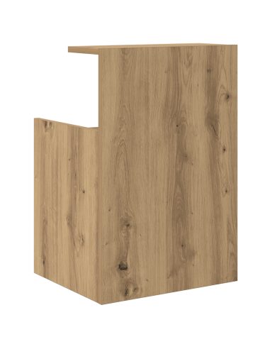 Armadio da Notte 2 pcs Rovere artigianale 40 x 35 x 60 cm