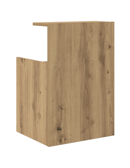 Armadio da Notte 2 pcs Rovere artigianale 40 x 35 x 60 cm