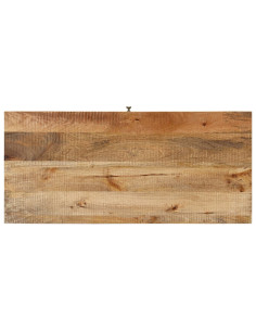 Tavolino da Salotto 110x50x40 cm in Legno Massello di Mango