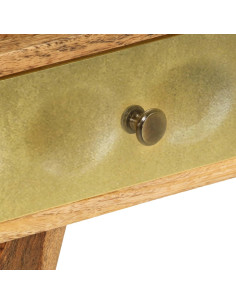 Tavolino da Salotto in Legno di Mango 90x50x40 cm