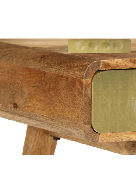 Tavolino da Salotto in Legno di Mango 90x50x40 cm