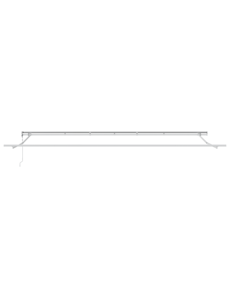 Tenda automatica retrattile  Grigio chiaro 600x300 cm, Tessuto di ricambio per tenda  telaio 6x3 m Grigio chiaro