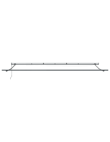 Tenda Retrattile Automatica Nera 600x350 cm