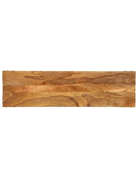 Tavolo Consolle 110x30x75 cm in Legno Massello di Mango
