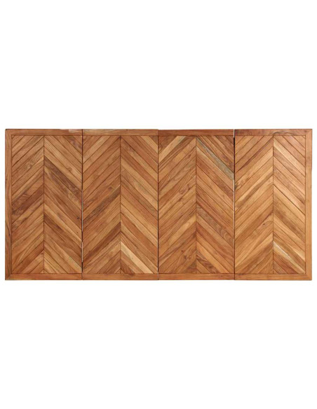 Tavolo da Pranzo 180x90x75 cm in Legno Massello di Acacia