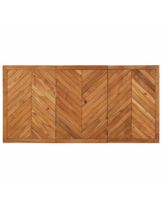Tavolo da Pranzo 140x70x75 cm in Legno Massello di Acacia