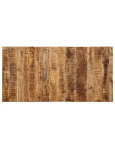 Tavolo da Pranzo 160x80x75 cm in Legno Massello di Mango Grezzo