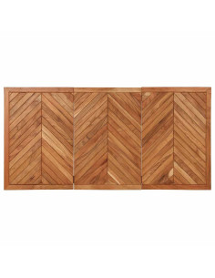 Tavolo da Pranzo 160x80x75 cm in Legno Massello di Acacia