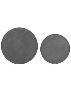 Tavolini da Salotto 2 pz Neri in Legno Multistrato