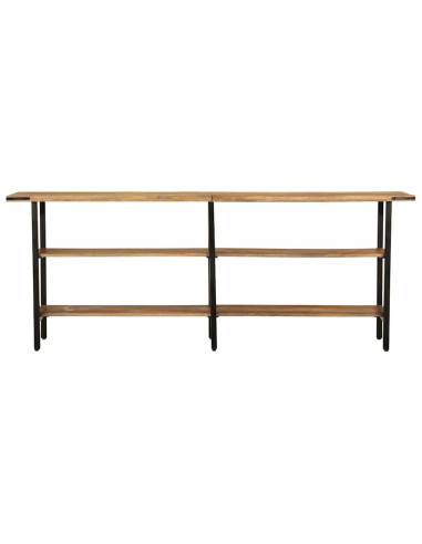 Tavolo Consolle 180x35x70 cm in Legno Massello di Mango