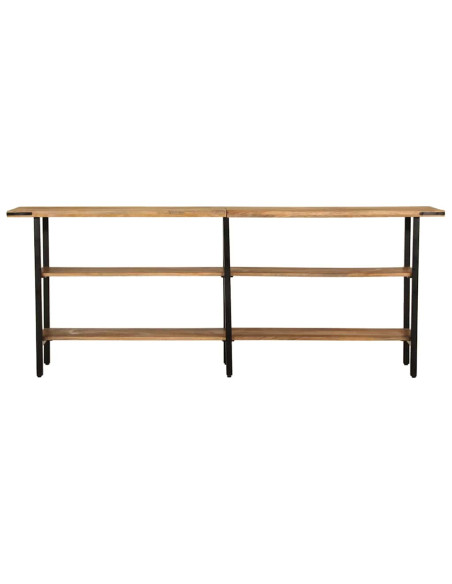 Tavolo Consolle 180x35x70 cm in Legno Massello di Mango