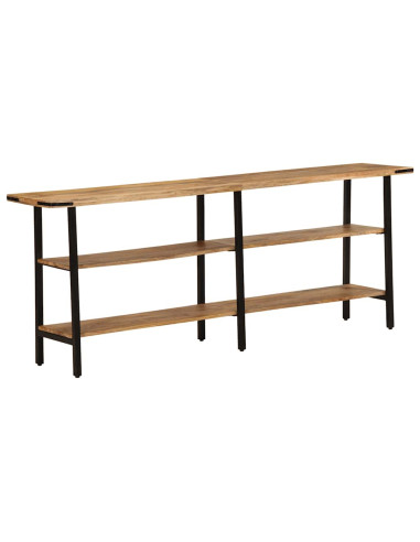 Tavolo Consolle 180x35x70 cm in Legno Massello di Mango