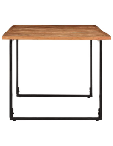 Tavolo da Pranzo 180x90x75 cm in Legno Massello di Acacia