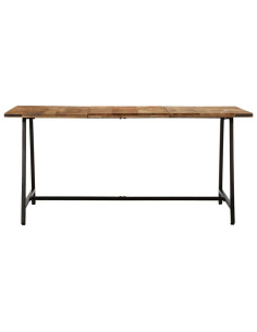 Tavolo da Pranzo 160x80x75 cm in Legno Massello di Mango 2