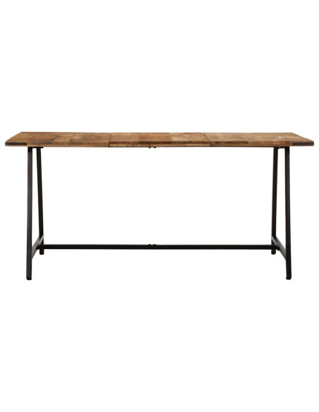 Tavolo da Pranzo 160x80x75 cm in Legno Massello di Mango
