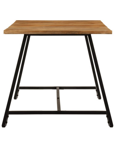 Tavolo da Pranzo 160x80x75 cm in Legno Massello di Mango