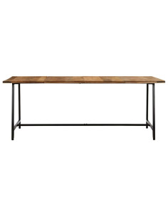 Tavolo da Pranzo 200x100x75 cm in Legno Massello di Mango 2