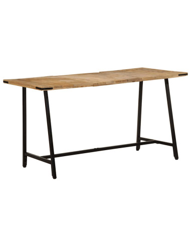 Tavolo da Pranzo 140x70x75 cm in Legno Massello di Mango