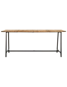 Tavolo da Pranzo 180x90x75 cm in Legno Massello di Mango 2