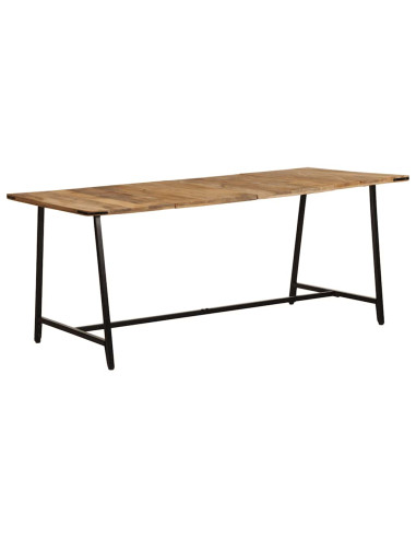 Tavolo da Pranzo 180x90x75 cm in Legno Massello di Mango