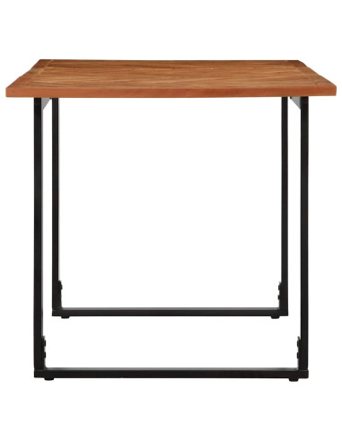 Tavolo da Pranzo 160x80x75 cm in Legno Massello di Acacia