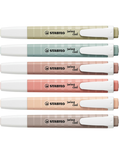 STABILO swing cool NatureCOLORS evidenziatore 1 pz Punta smussata Verde